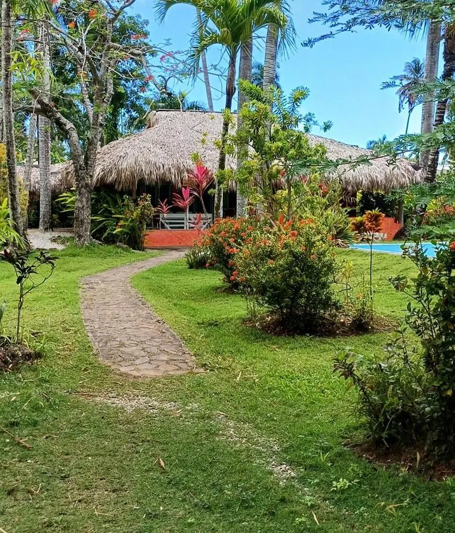 Maison Typique Caribeenne Avec Piscine, Jardin Tropical Au Calme Las Terrenas